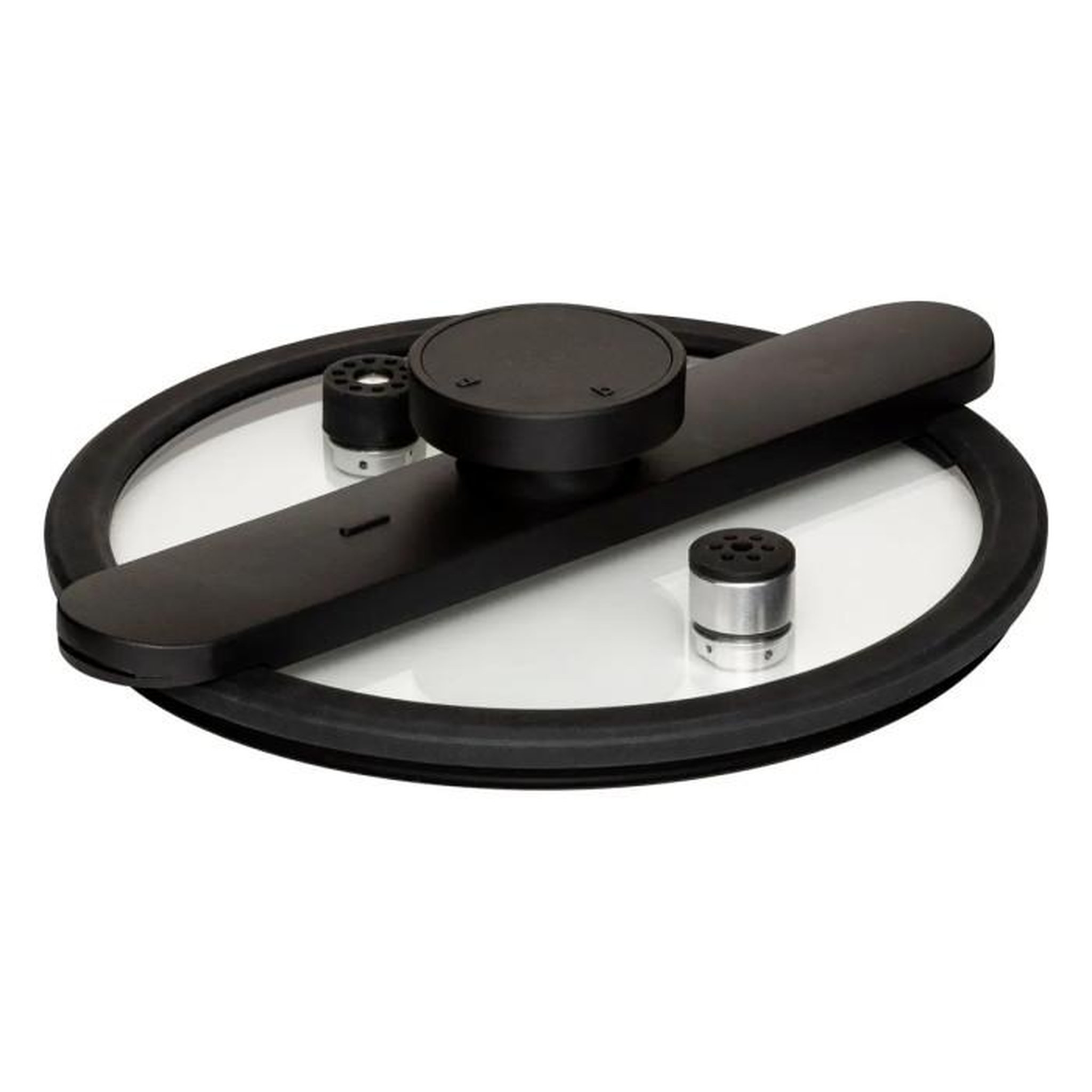 Voir la diapositive 3 : FIVE Cocotte Basse Pression  Couvercle  34cm Noir