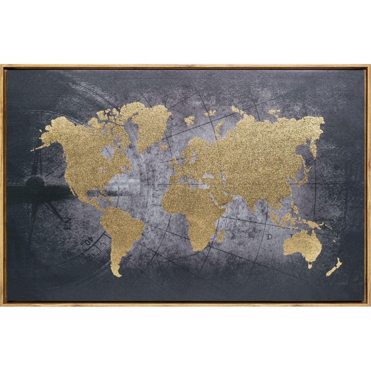 ATMOSPHERA Tableau encadré Monde