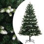 Voir la diapositive 1 : VIDAXL Sapin de Noël artificiel à charnières avec neige floquée 180 cm