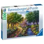 RAVENSBURGER Puzzle 1500 pièces - Chalet au bord de la rivière