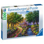Voir la diapositive 1 : RAVENSBURGER Puzzle 1500 pièces - Chalet au bord de la rivière