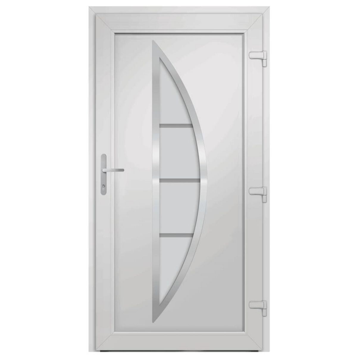 VIDAXL Porte d'entree Blanc 98x200 cm PVC