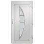 Voir la diapositive 5 : VIDAXL Porte d'entree Blanc 98x200 cm PVC