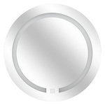 FIVE Miroir Mural Rond Tactile  Led  45cm Transparent