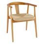 Voir la diapositive 2 : ATMOSPHERA Lot de 2 Fauteuils à Dîner  Yamato  73cm Naturel
