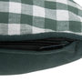 Voir la diapositive 2 : ATMOSPHERA Coussin Déco Imprimé Vichy  Groove  30x50cm Vert