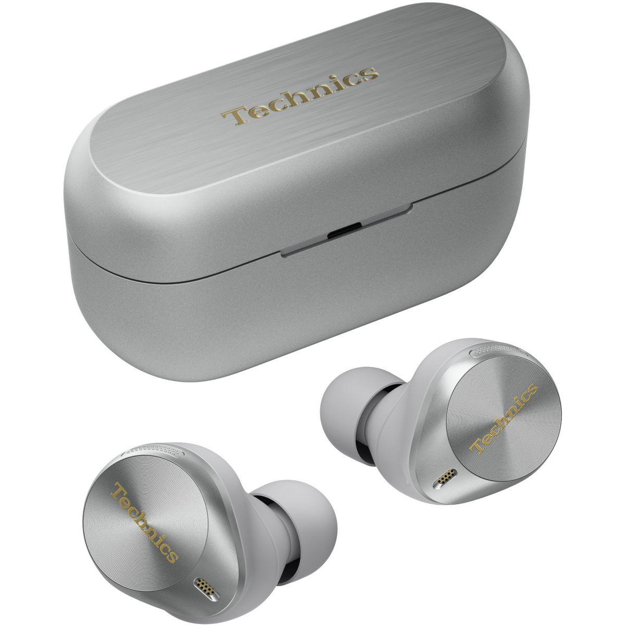 Voir la diapositive 2 : TECHNICS Ecouteurs EAH-AZ80E-S Argent