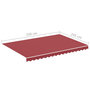 Voir la diapositive 6 : VIDAXL Tissu de remplacement pour auvent Bordeaux rouge 3,5x2,5 m