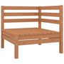 Voir la diapositive 3 : VIDAXL Salon de jardin 6 pcs Marron miel Bois de pin massif