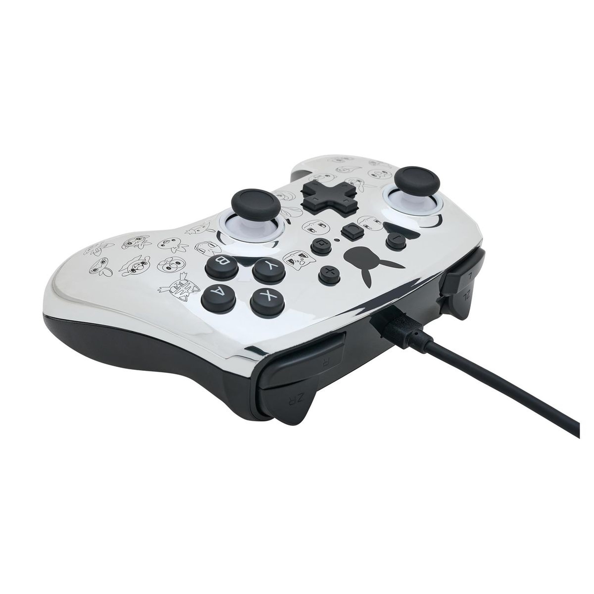 Voir la diapositive 2 : Manette Filaire 25-ème Anniversaire Pokémon Nintendo Switch