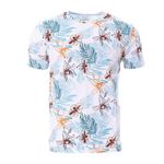 RMS 26 T shirt Blanc//Orange Homme R S26 91253. Coloris disponibles : Bleu