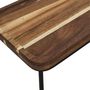 Voir la diapositive 3 : The Home Deco Factory Console métallique avec plateau en bois d'acacia
