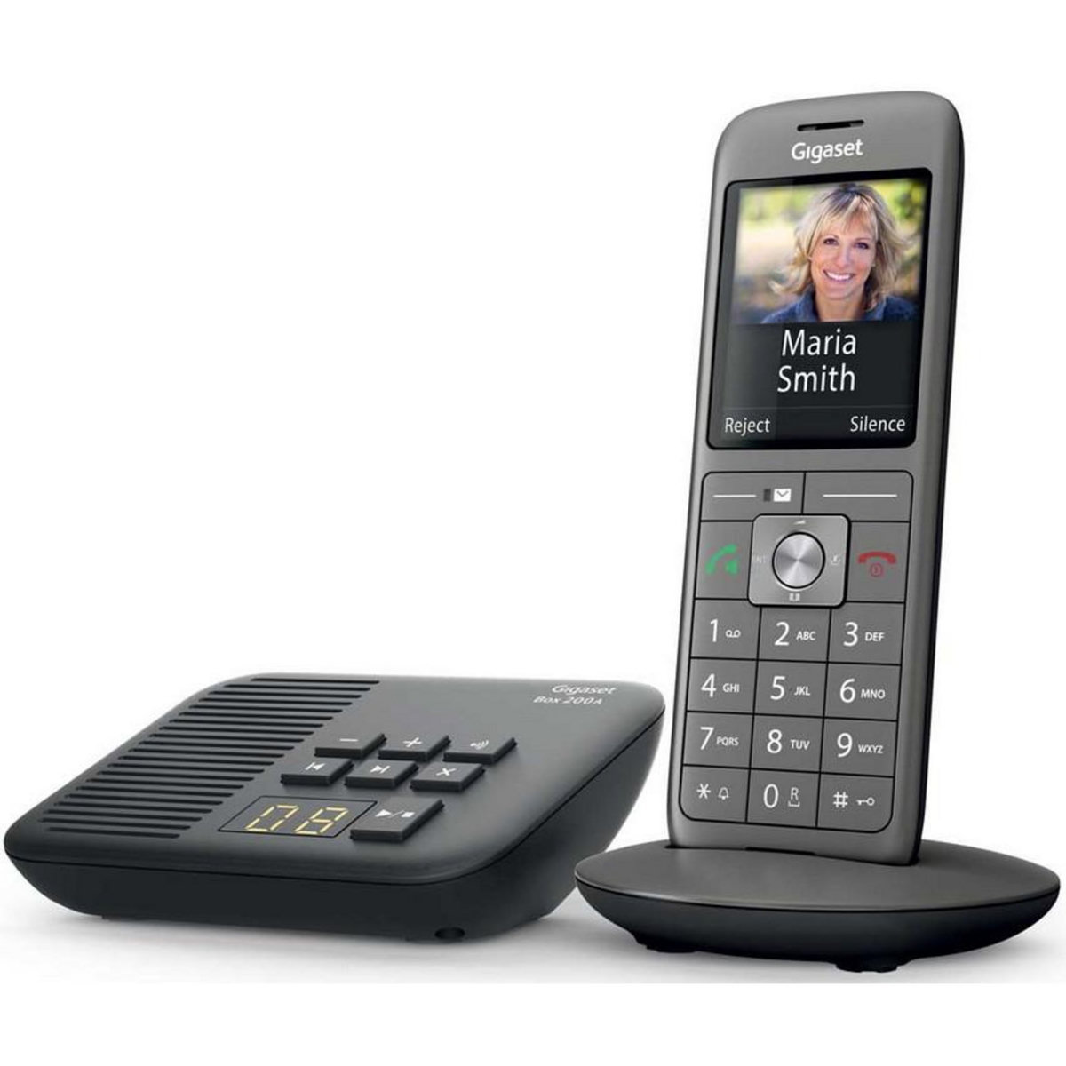 GIGASET Téléphone sans fil dect anthracite avec répondeur - gigacl660hx