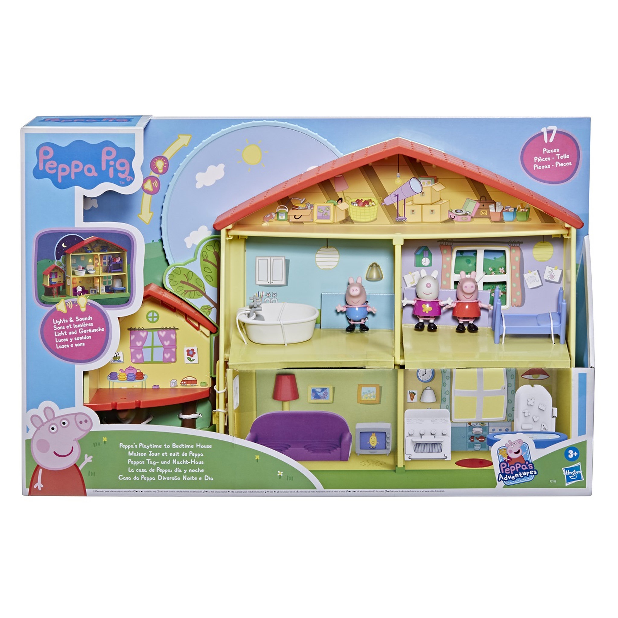 Voir la diapositive 2 : PEPPA PIG Maison Jour et nuit de Peppa