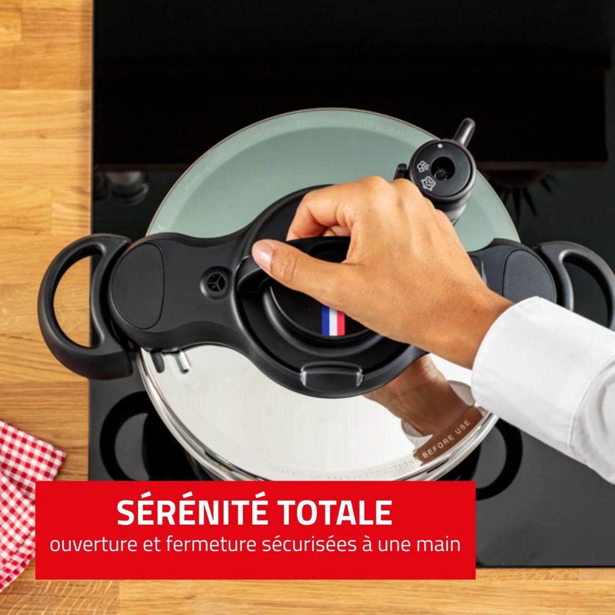Voir la diapositive 4 : SEB Autocuiseur ClipsoMinut Cocotte de vos Regions 7.5L