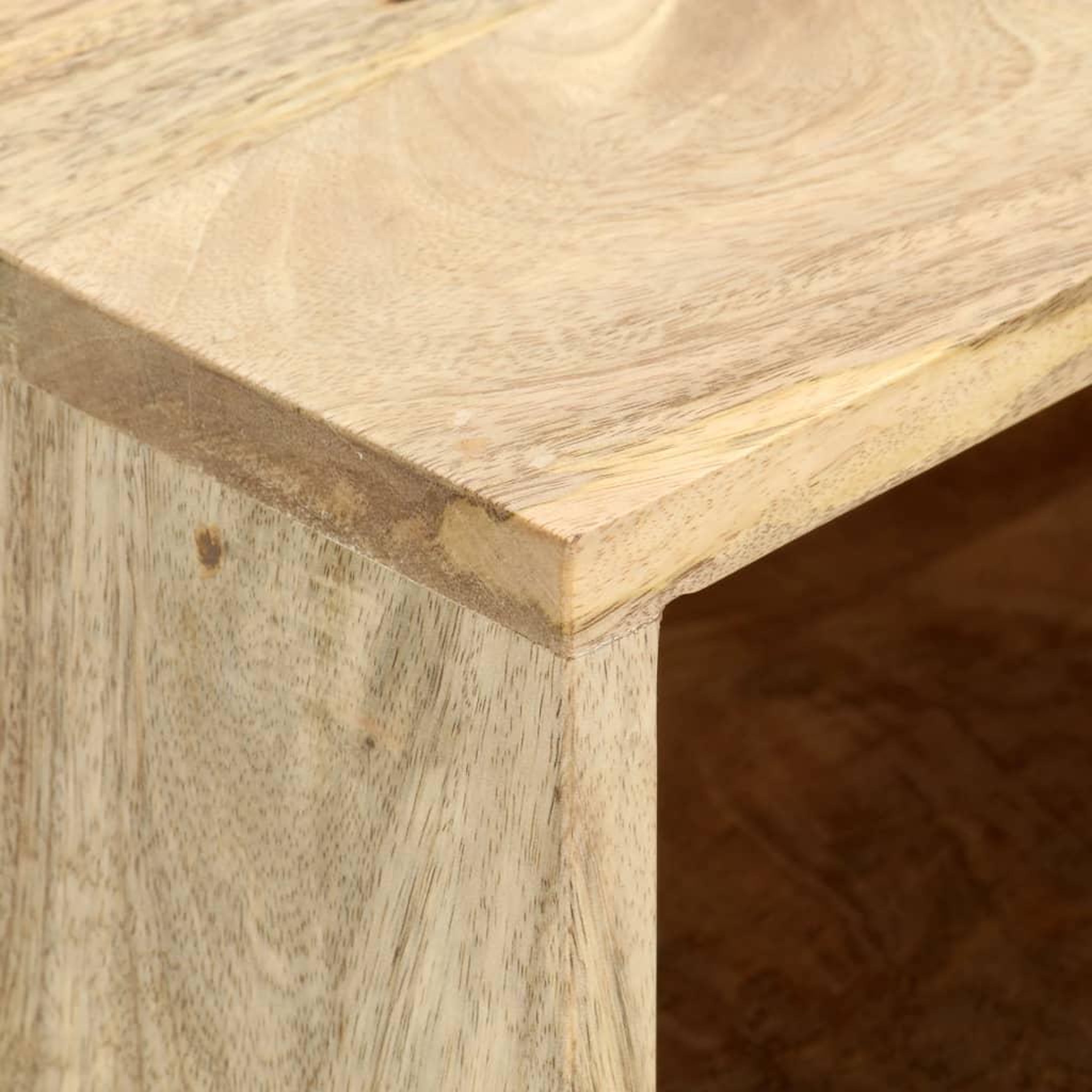 Voir la diapositive 4 : VIDAXL Table basse 90x50x40 cm bois de manguier massif
