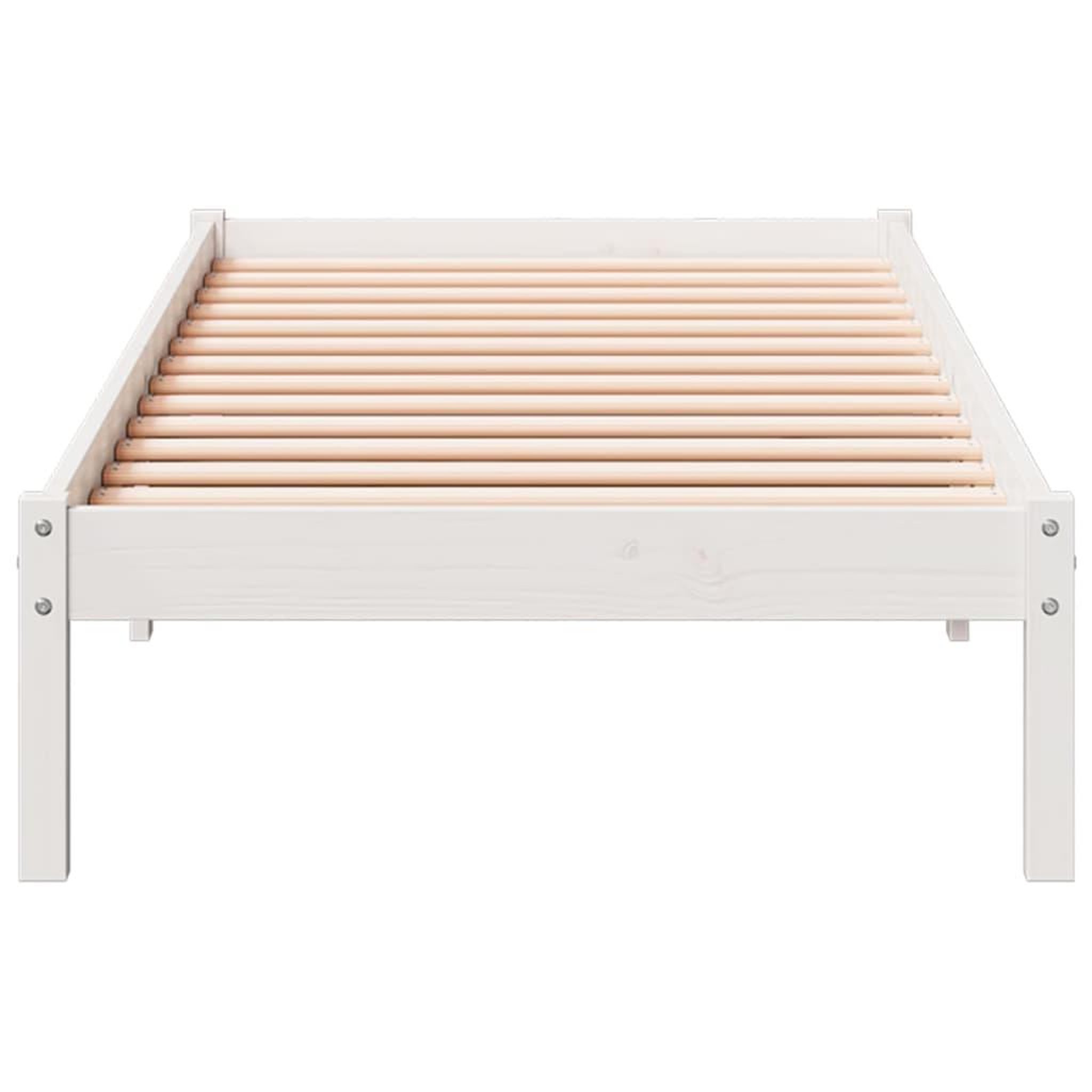 Voir la diapositive 4 : VIDAXL Cadre de lit extra long sans matelas 90x220 cm bois massif pin
