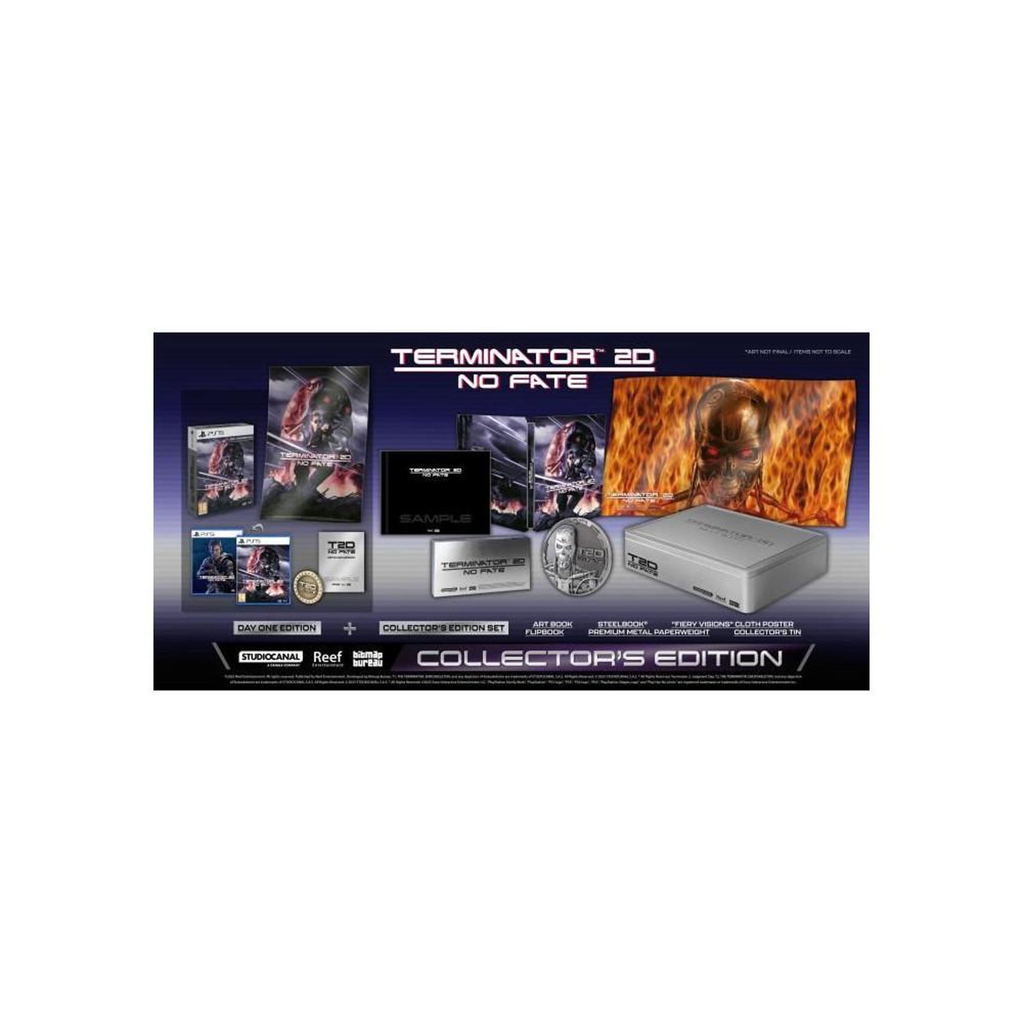 Voir la diapositive 2 : Just for games Terminator 2D No Fate - Collector - Jeu PS5