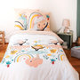 Voir la diapositive 2 : Home collection Parure De Couette 2pcs 140x200cm Polycoton Lola