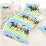 Dourev Housse de couette 140x200 CHIEL + 1 taie