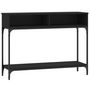 Voir la diapositive 2 : VIDAXL Table console noir 100x30,5x75 cm bois d'ingenierie