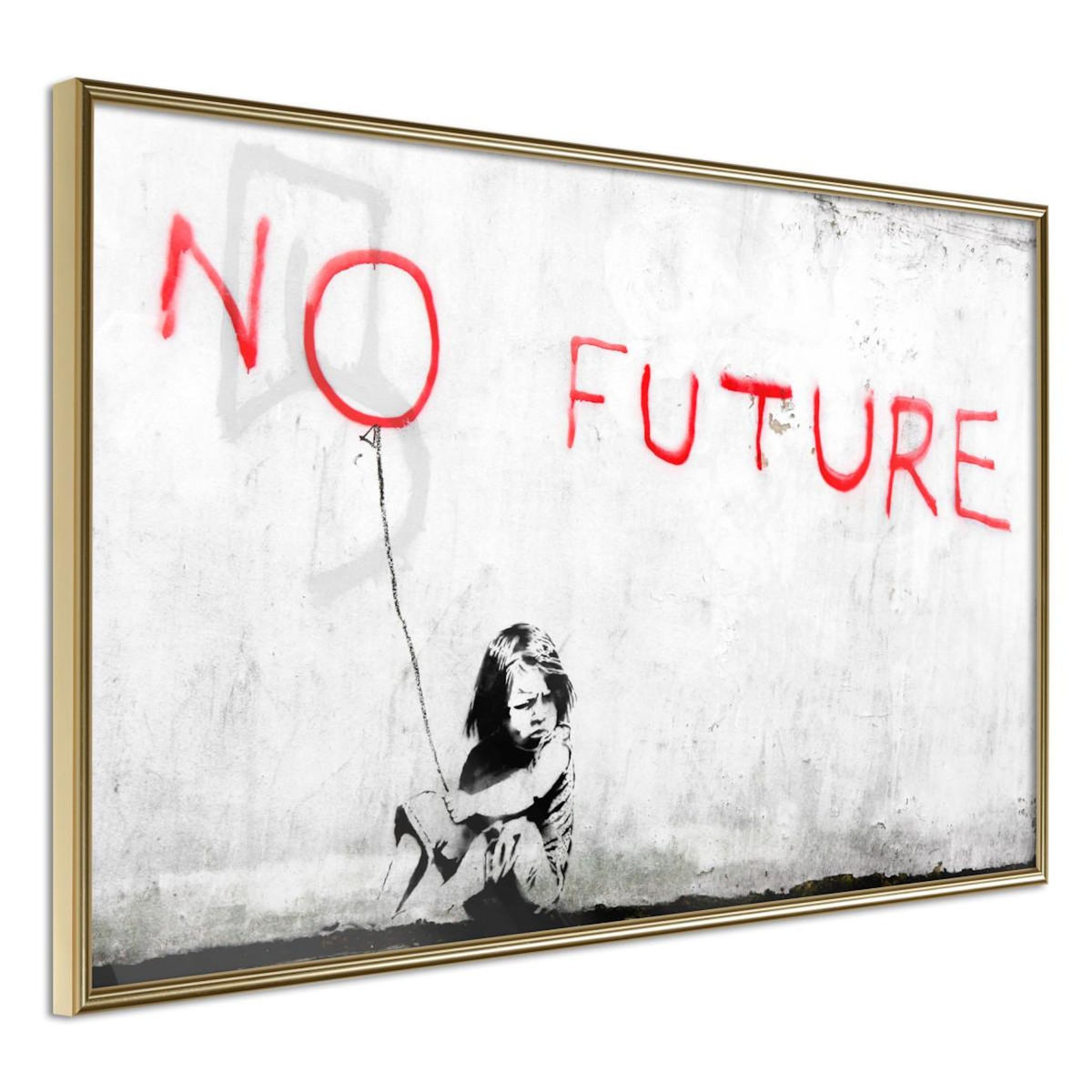 Paris Prix Affiche Murale Encadrée  Banksy No Future