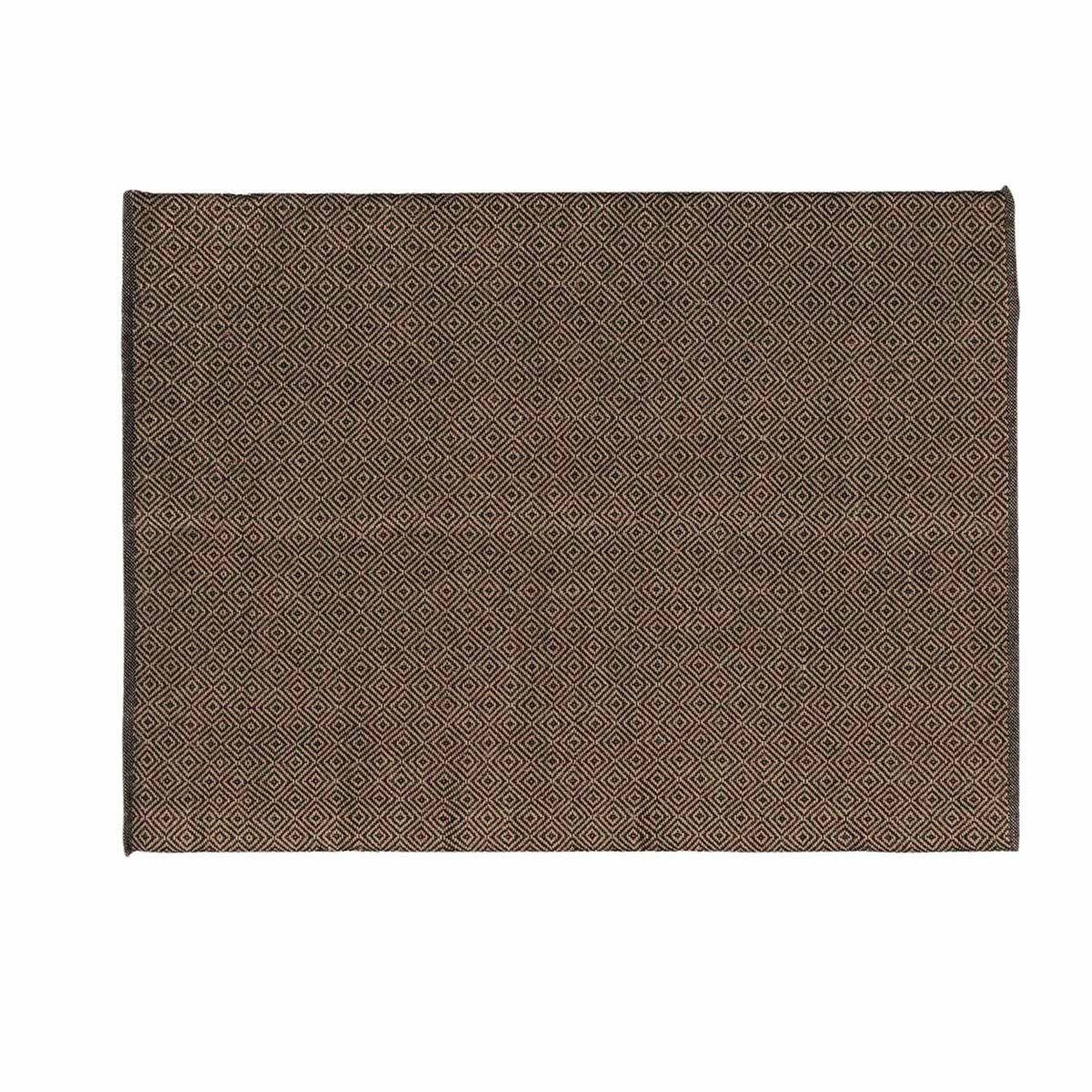 Douceur d'Intérieur Tapis déco en jute  livio  120x170cm noir