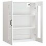 Voir la diapositive 5 : VIDAXL Armoire murale suspendue Blanc 69,5x34x90 cm