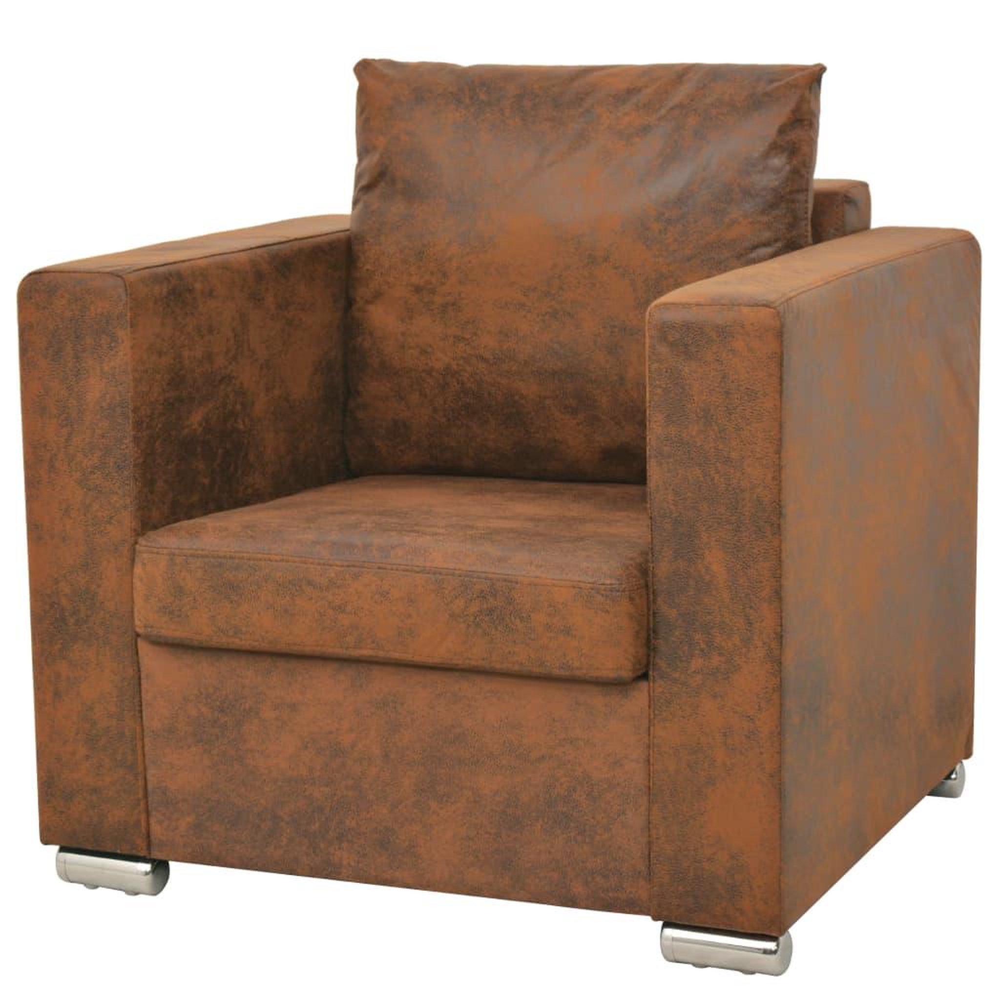 Voir la diapositive 3 : VIDAXL Ensemble de canapes 2 pcs cuir daim synthetique