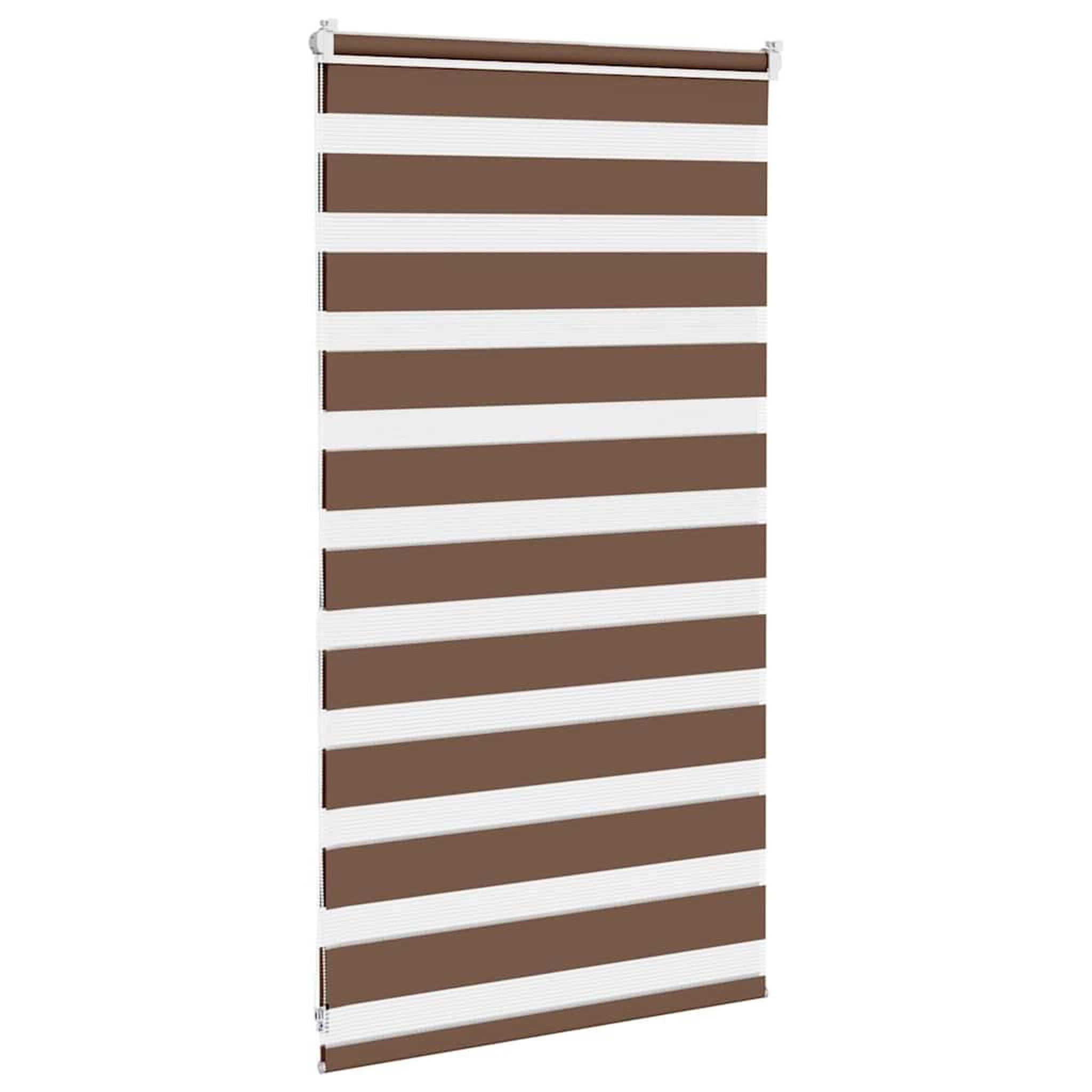 Voir la diapositive 4 : VIDAXL Store zebre marron 70x100 cm largeur du tissu 65,9 cm polyester