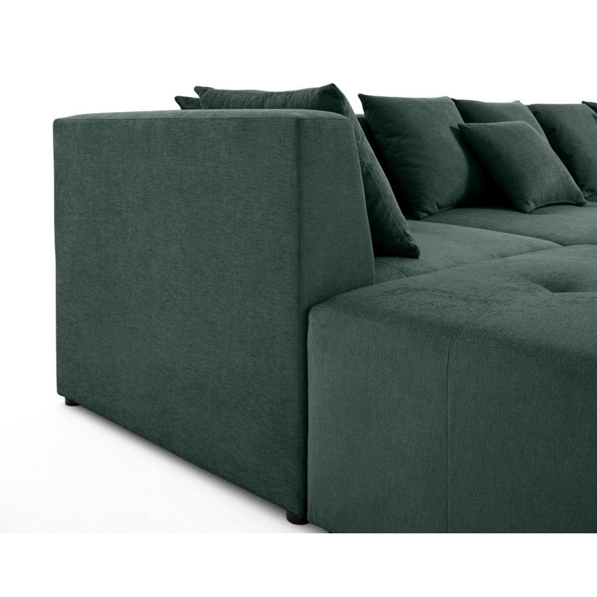 LISA DESIGN Amalfi - canapé modulable panoramique en u - 7 places - en tissu