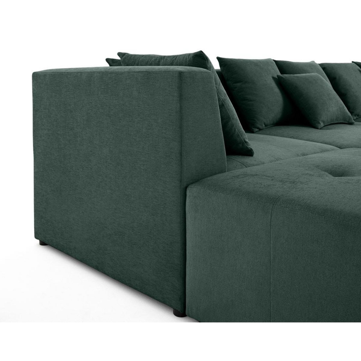 LISA DESIGN Amalfi - canapé modulable panoramique en u - 7 places - en tissu