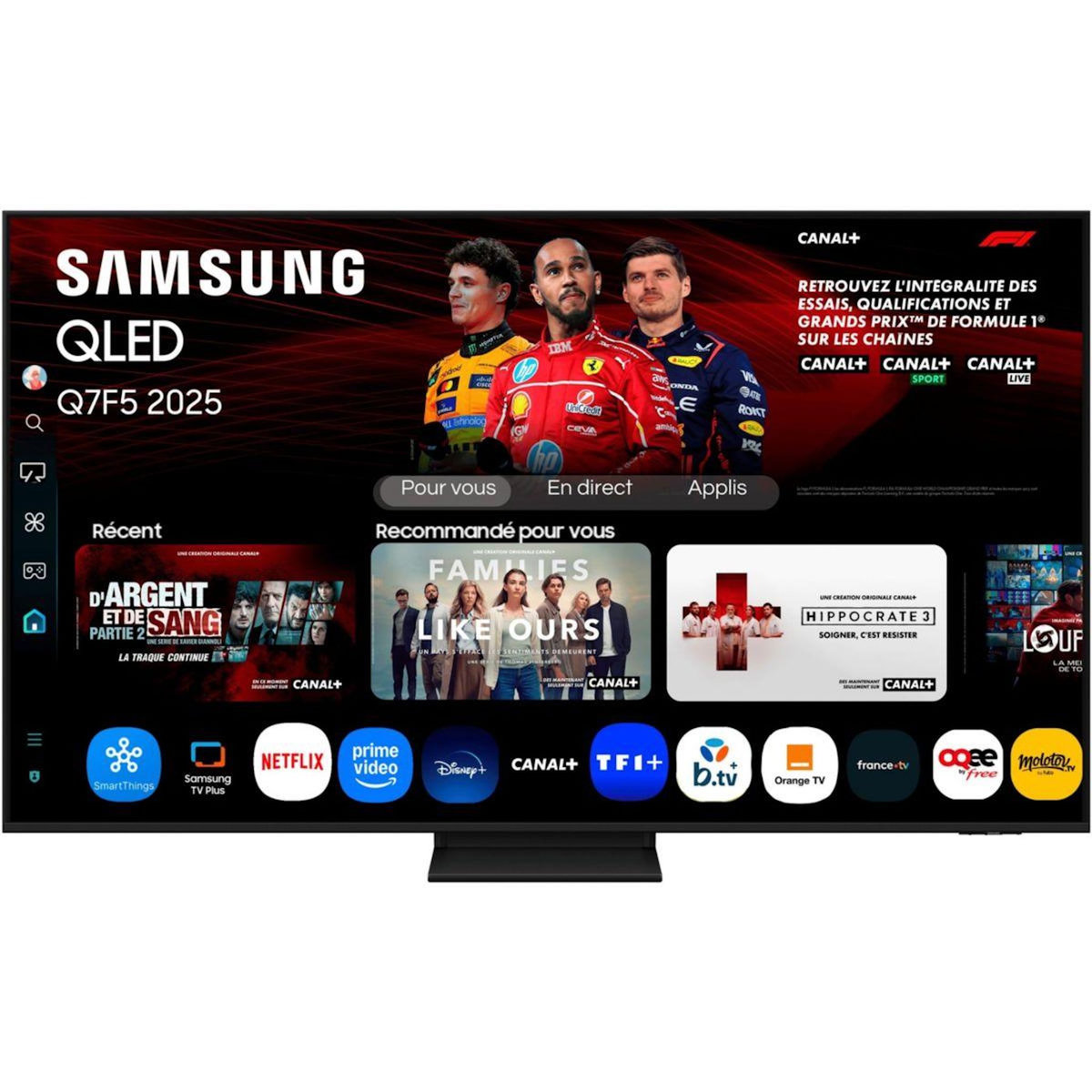 Samsung TV QLED TQ55Q7F5 4K AI SmartTV 2025
