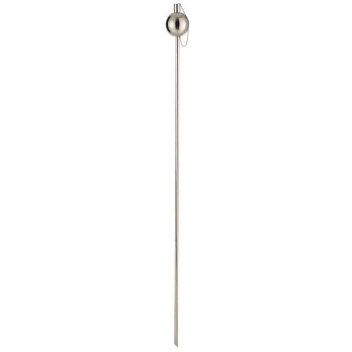 Paris Prix Torche de Jardin Design  Boule  150cm Argent