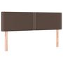 Voir la diapositive 2 : VIDAXL Tetes de lit 2 pcs Marron 72x5x78/88 cm Similicuir