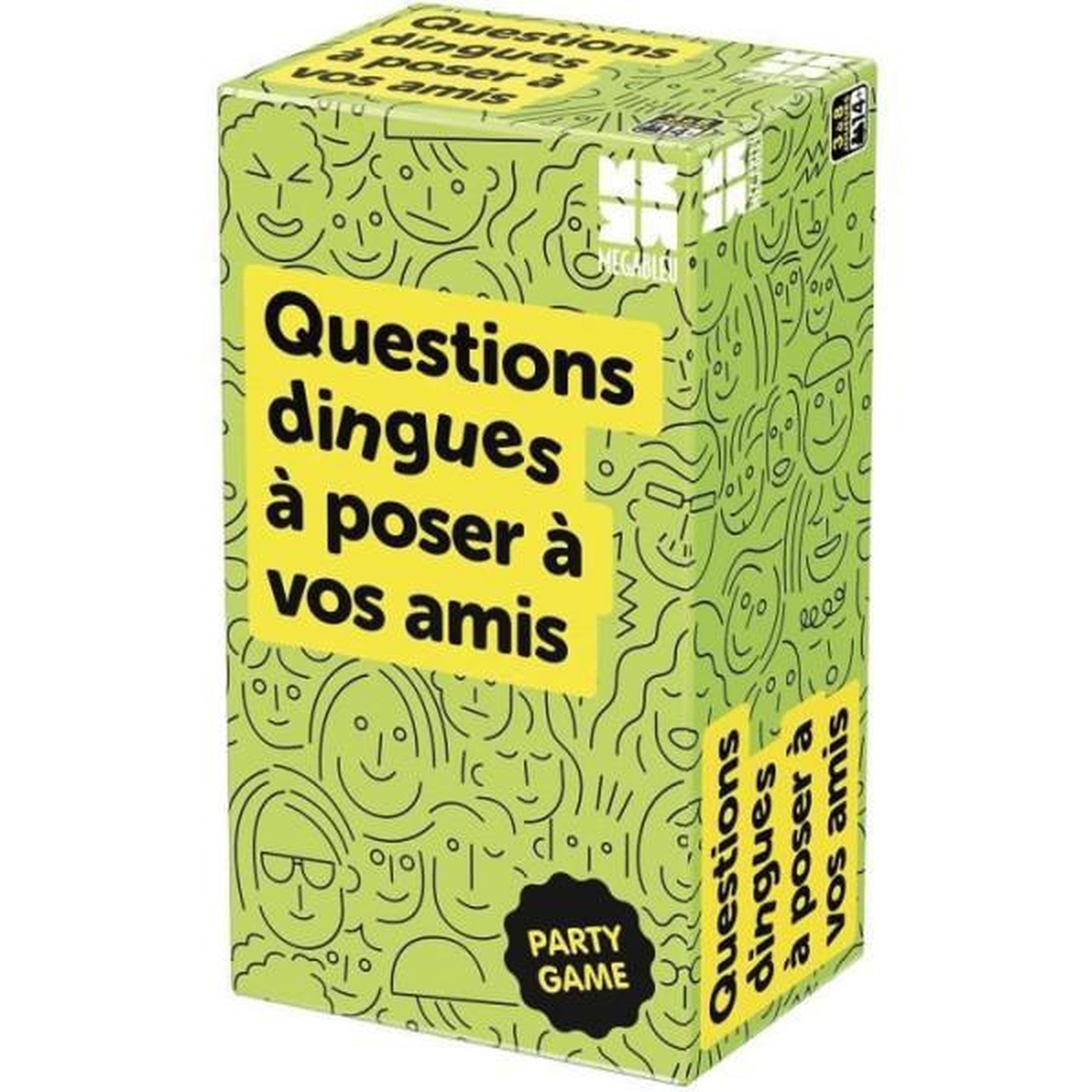 Megableu Questions dingues a poser a vos amis - Jeu d'ambiance - MEGABLEU - Des 14 ans