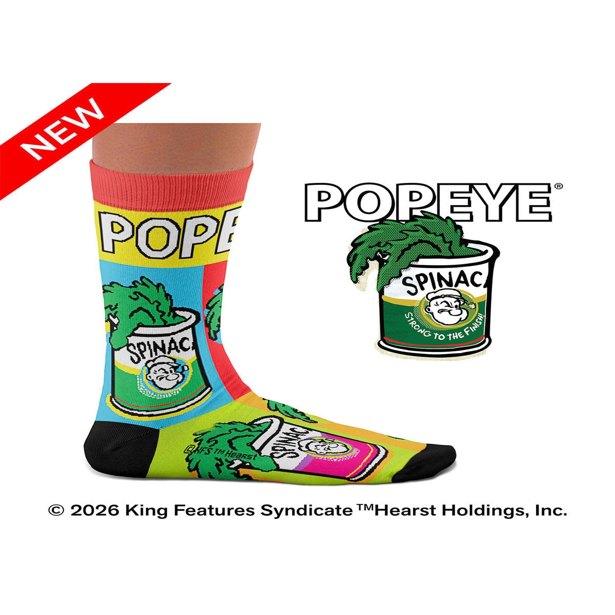 Voir la diapositive 2 : SOCK AFFAIRS Chaussettes popeye épinards