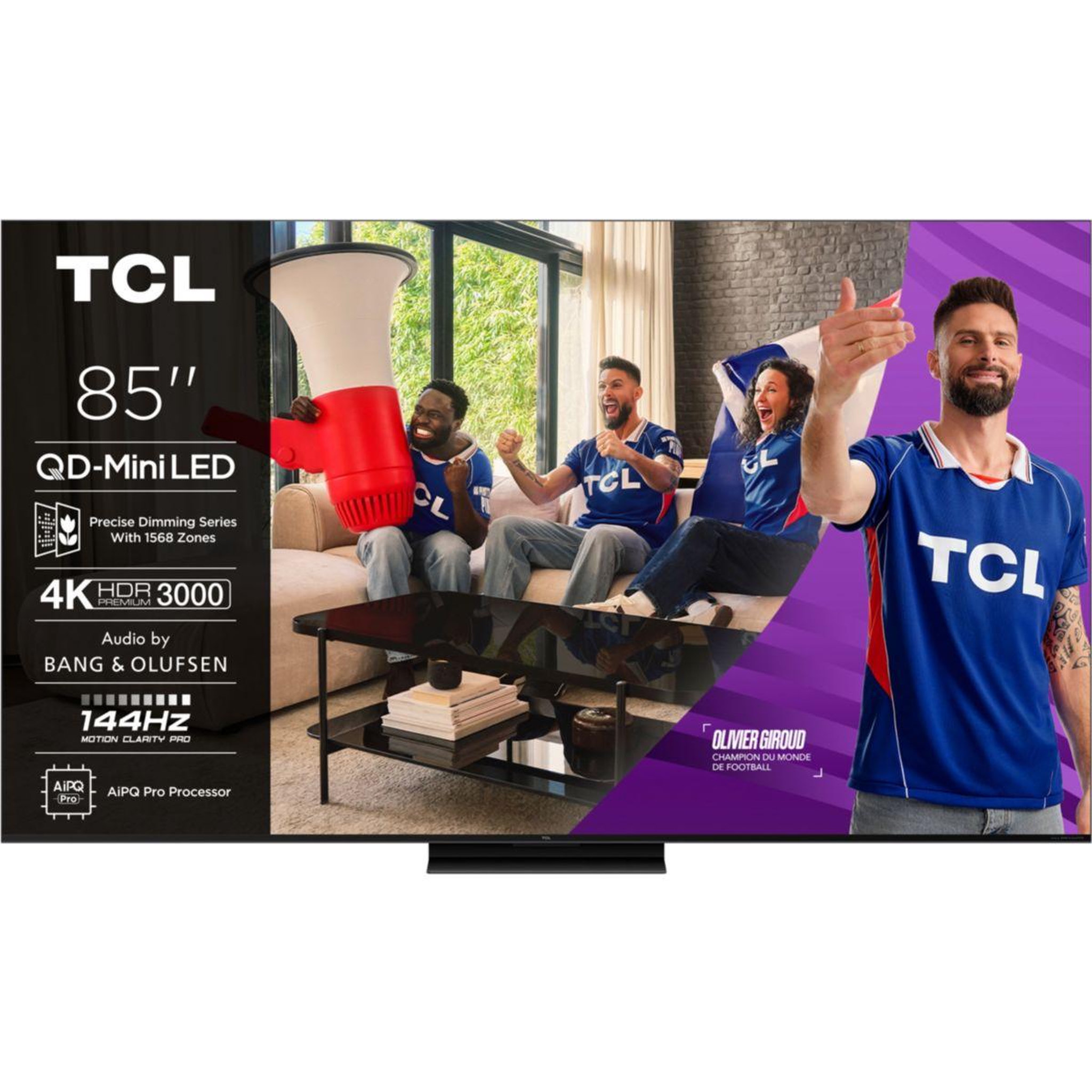 Voir la diapositive 1 : TCL TV Mini LED Mini LED Pro 85C79K 2025