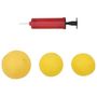 Voir la diapositive 6 : VIDAXL Filet rond lot de 3 balles et pompe supplémentaire Ø90x20 cm