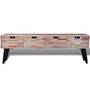 Voir la diapositive 2 : VIDAXL Table console TV avec 4 tiroirs Bois de teck recycle