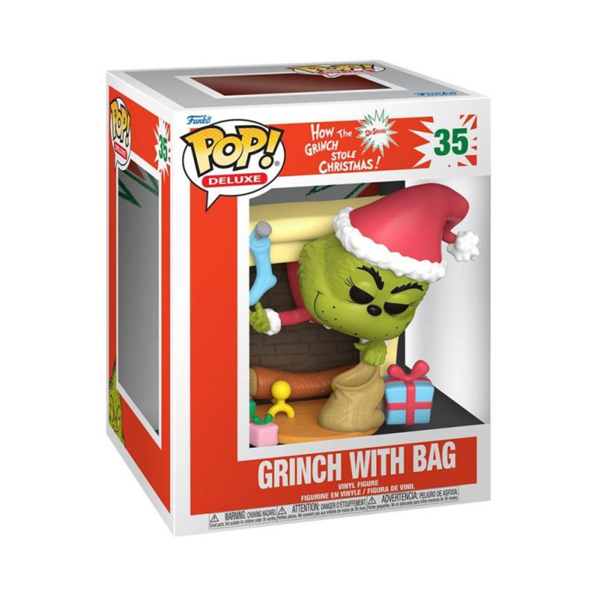 Funko Figurine Funko Pop Deluxe HTGSC Grinch w Bag
