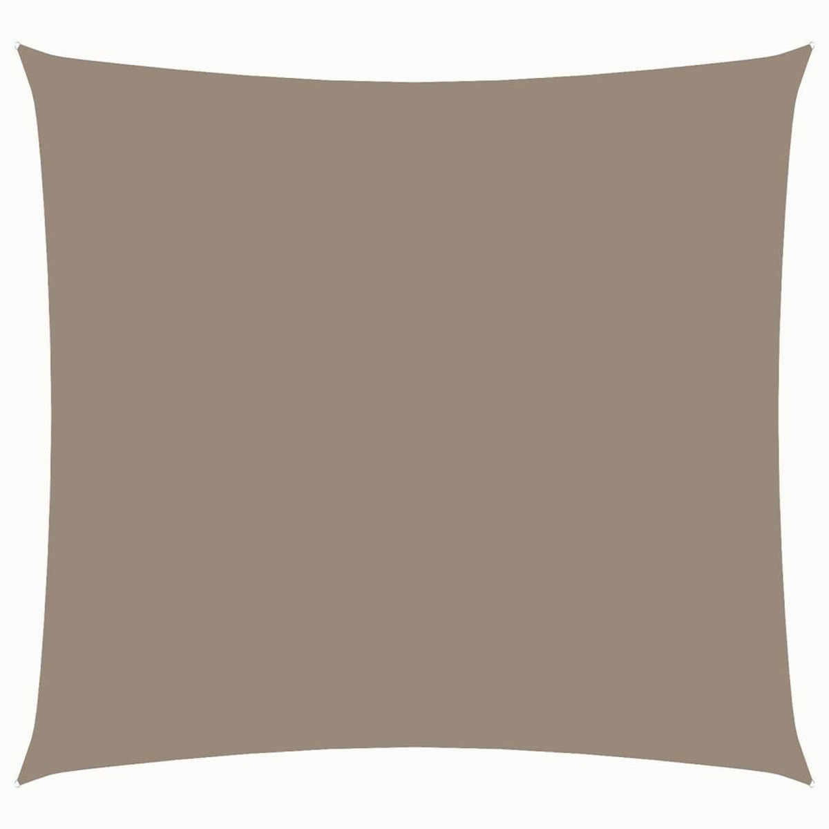 VIDAXL Voile de parasol tissu oxford carre 3x3 m taupe