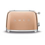 Voir la diapositive 1 : SMEG Grille-pains 2 fentes 950w rose gold - tsf01rgeu