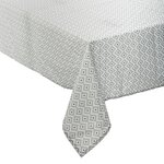 ATMOSPHERA Nappe anti-tache ethnique Ethnik - L. 240 x l . 140 cm - Gris