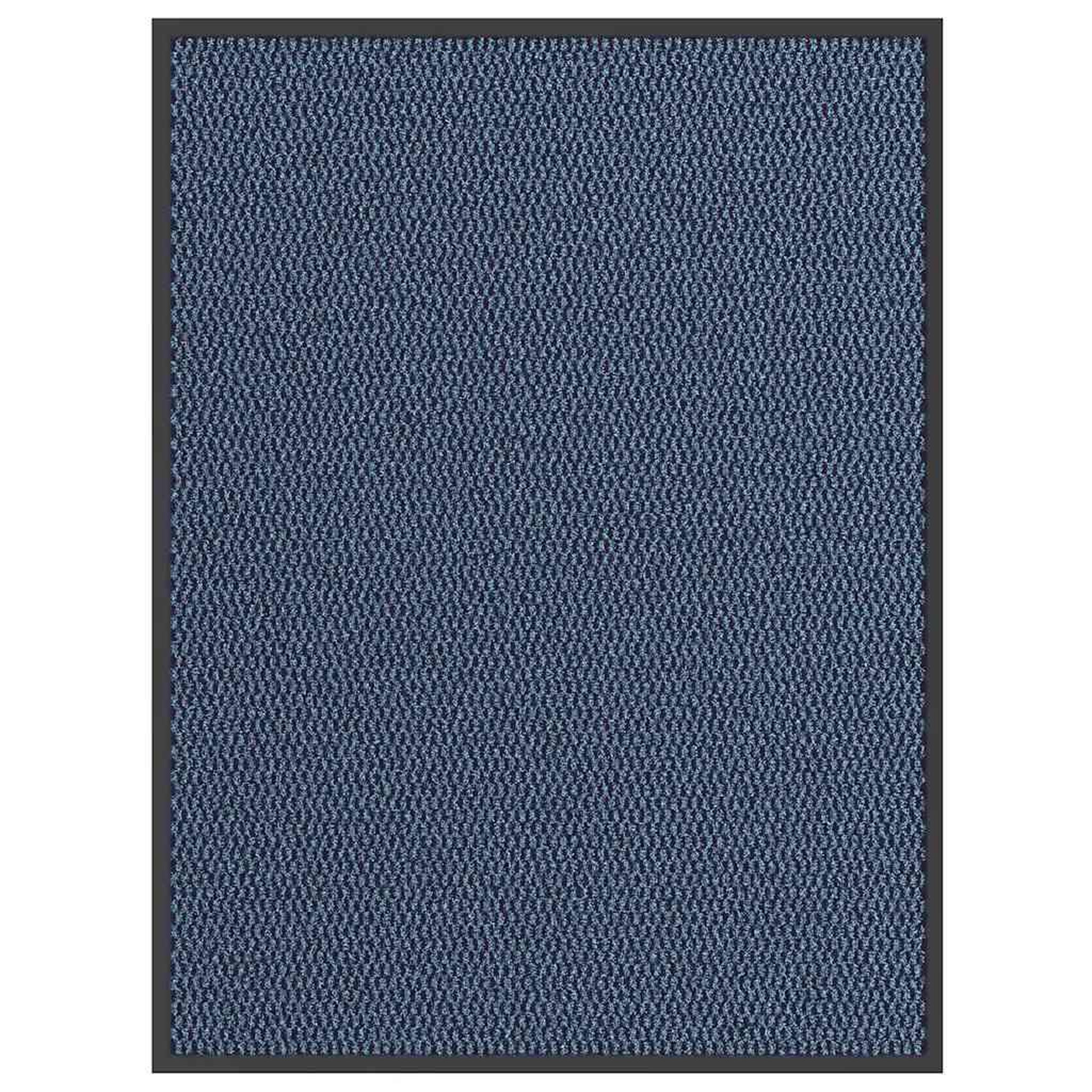 VIDAXL Paillasson bleu 80x120 cm