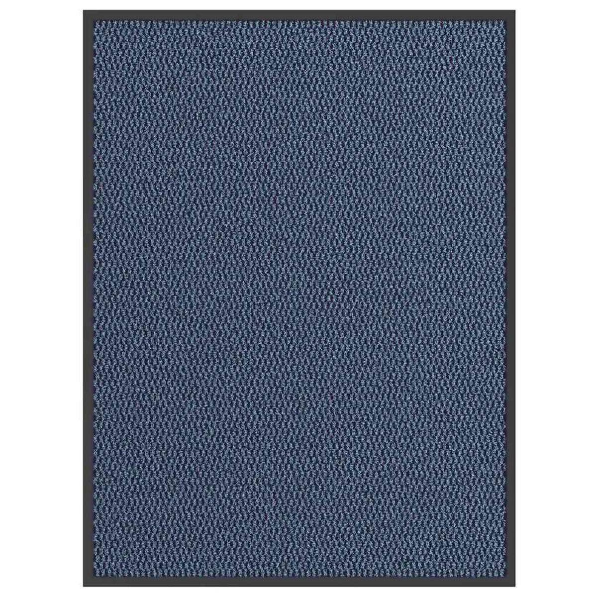 VIDAXL Paillasson bleu 80x120 cm