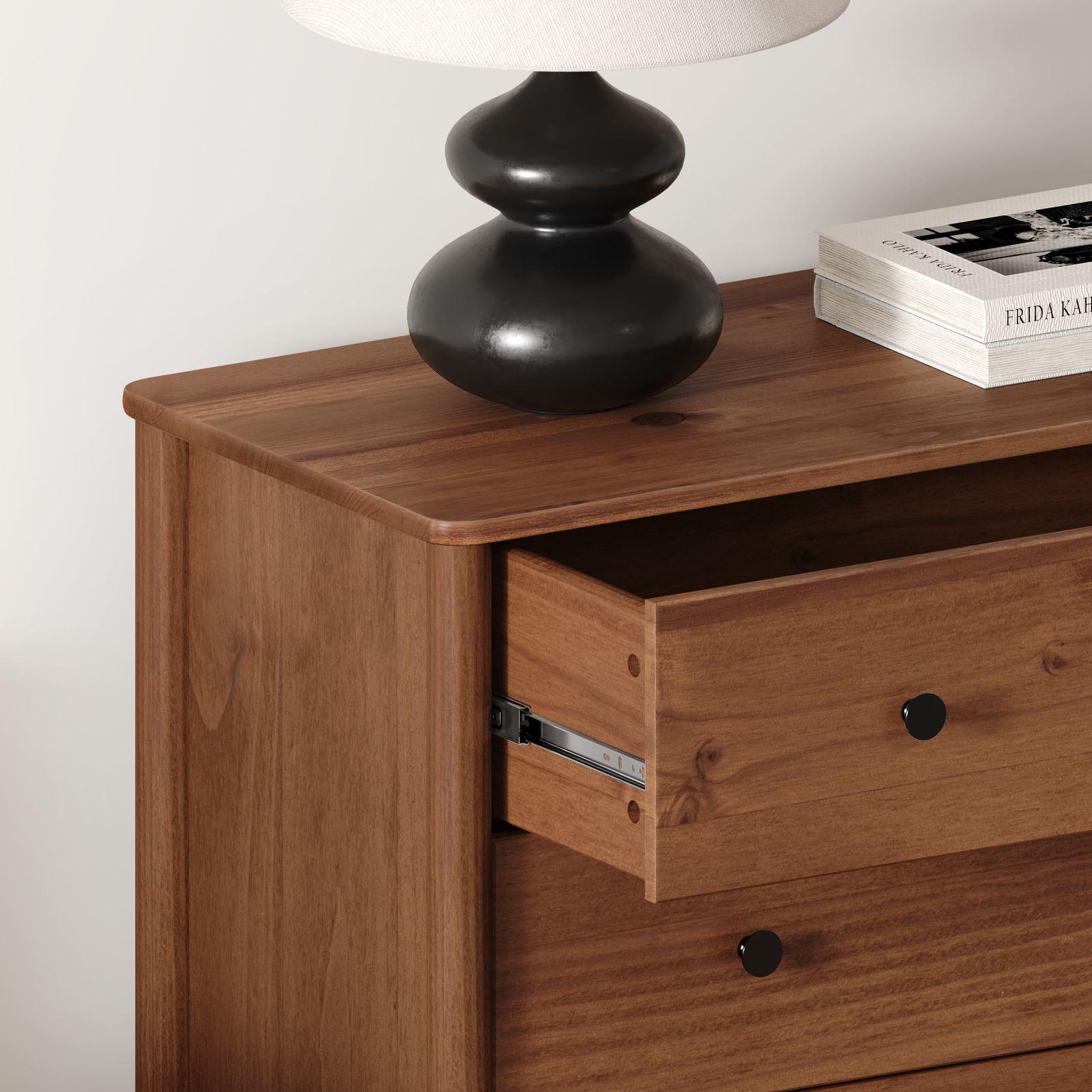 Voir la diapositive 6 : IDIMEX Commode apoana 4 tiroirs en bois massif