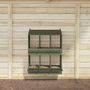 Voir la diapositive 3 : VIDAXL Nichoir a poules avec 6 compartiments vert olive metal
