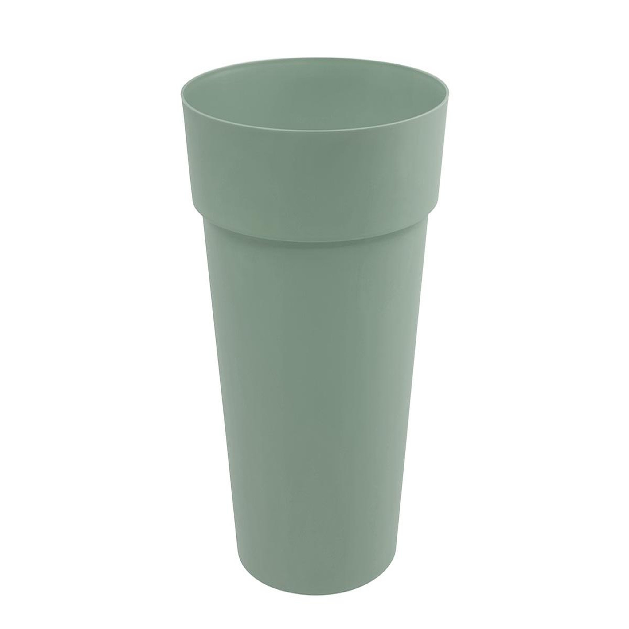 Eda Pot de fleur rond Toscane Ø 46 x H.65 cm - Vert laurier - Eda