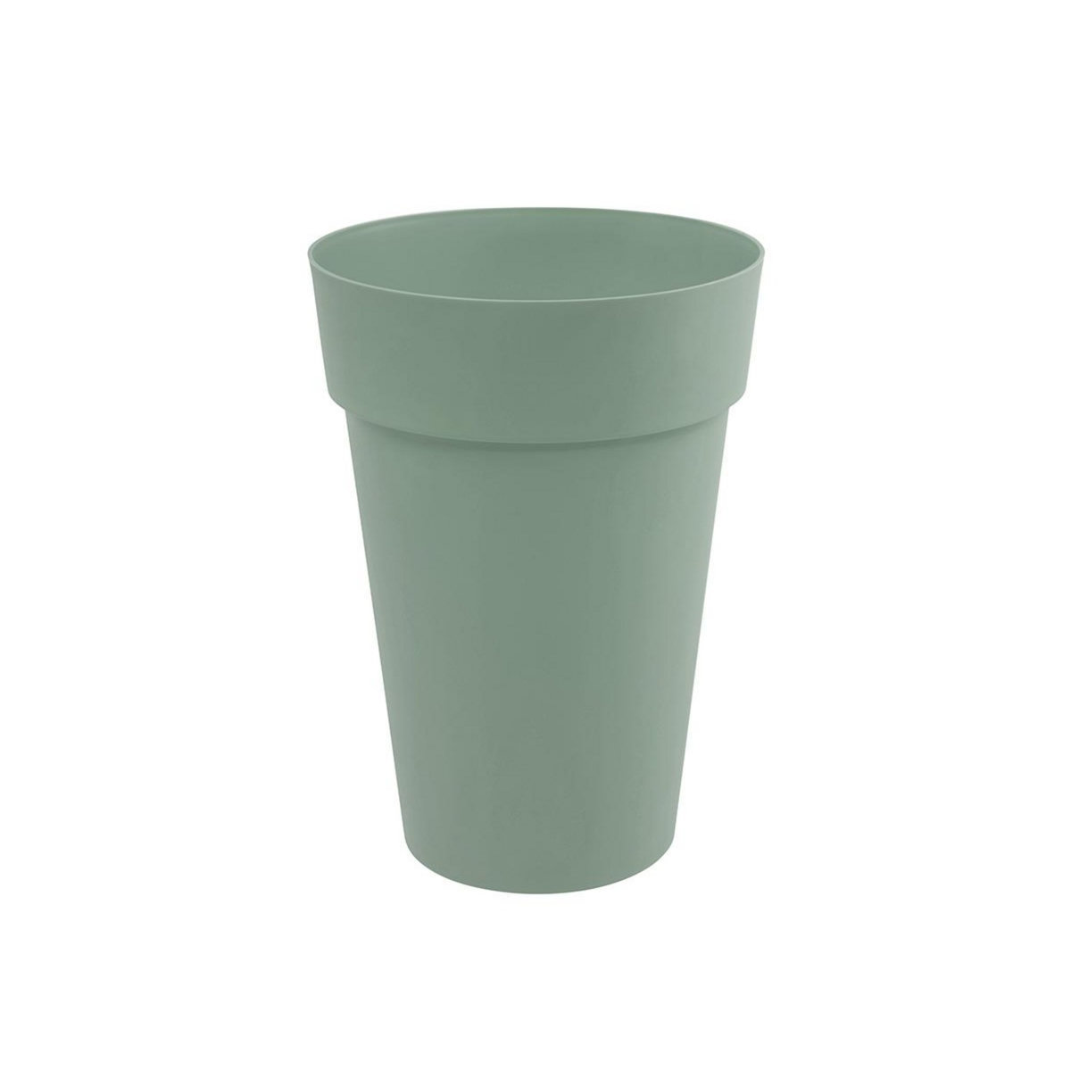 Eda Pot de fleurs rond en plastique Ø 46 cm EDA Toscane vert laurier